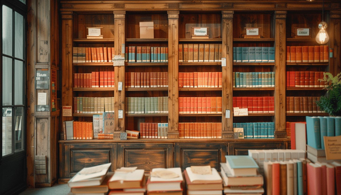Visite immersive dans la librairie L'Encre Bleue : un havre de littérature